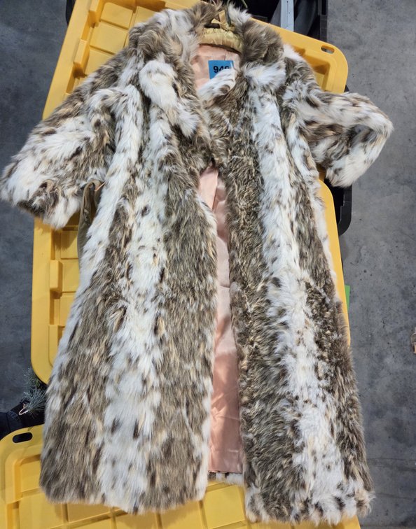 1 Full Length Rabbit Fur Coat