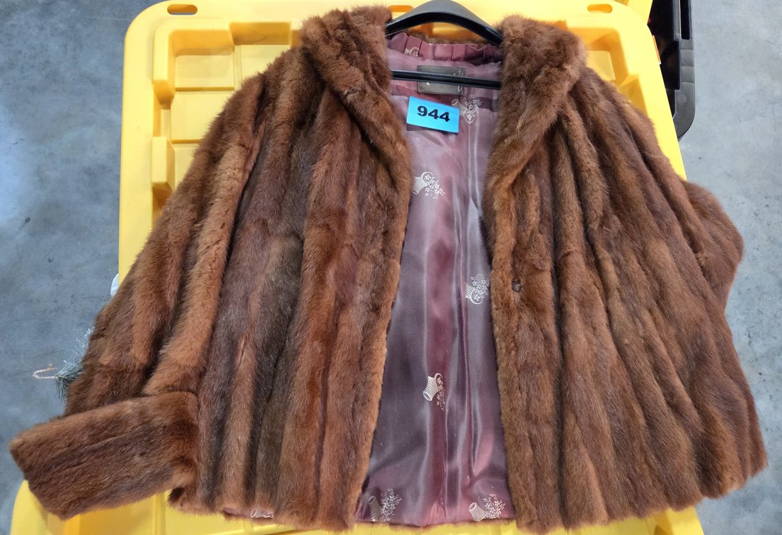 1 Red Fur Jacket By McDaniels