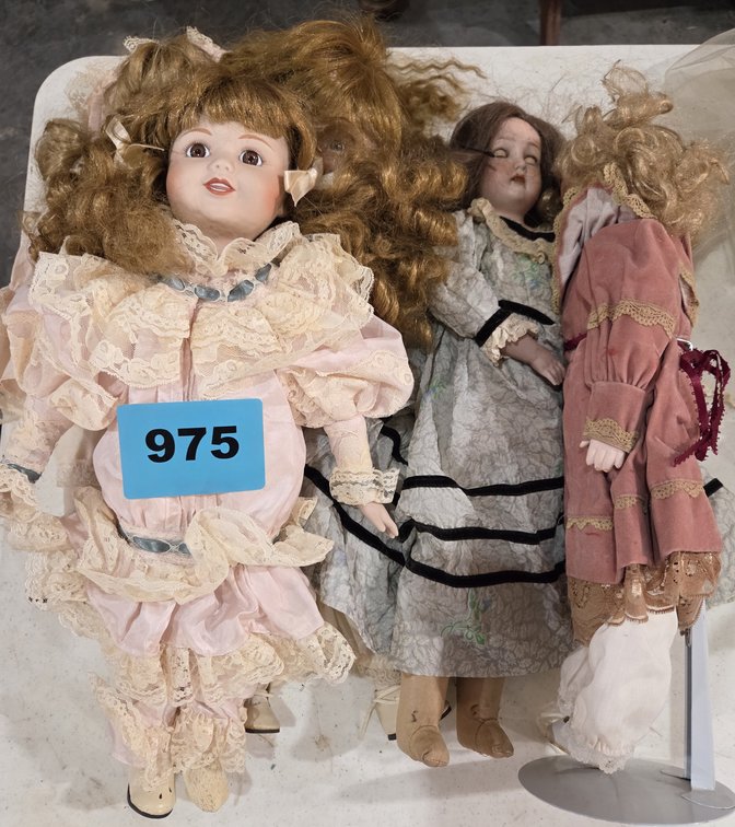 5 Assorted Dolls Some Marked Heritage Dolls