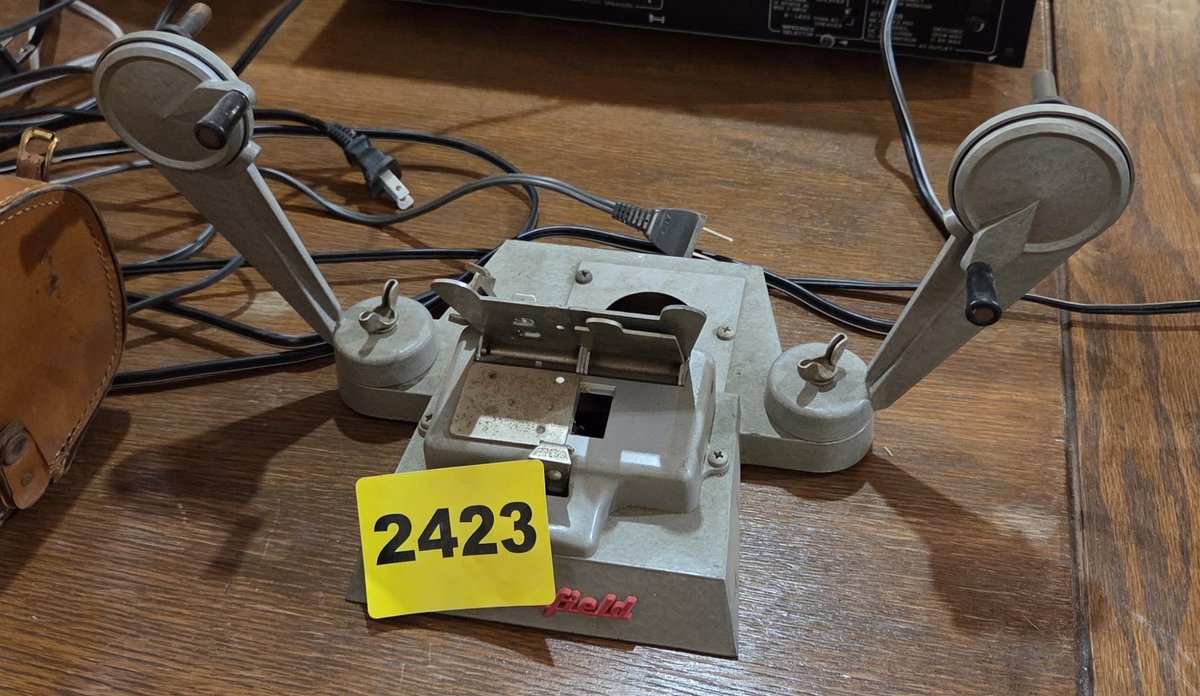 Vintage Mansfield Film Editor and Splicer Editing 8mm Home Movies