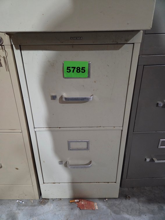 2 Drawer Metal Filing Cabinet