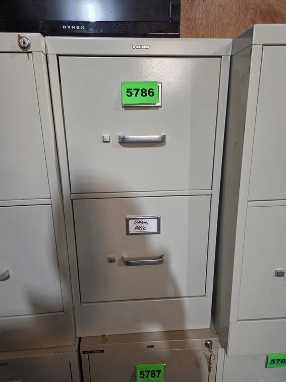 2 Drawer Metal Filing Cabinet