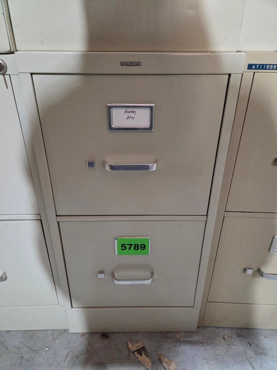 2 Drawer Metal Filing Cabinet