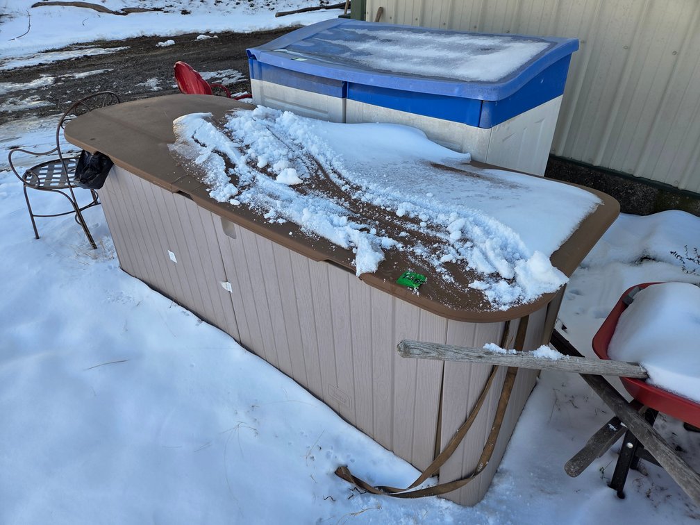 Brown Plastic Storage Bin