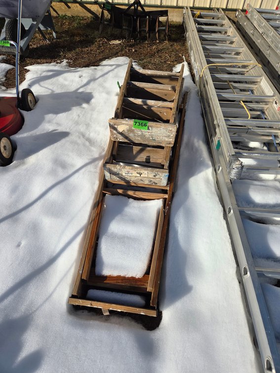 3 Wood Step Ladder