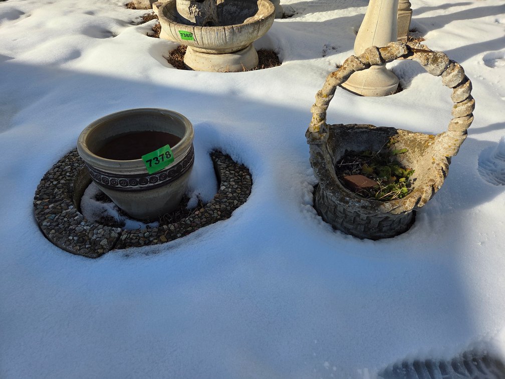 Assorted Flower Pot Lot