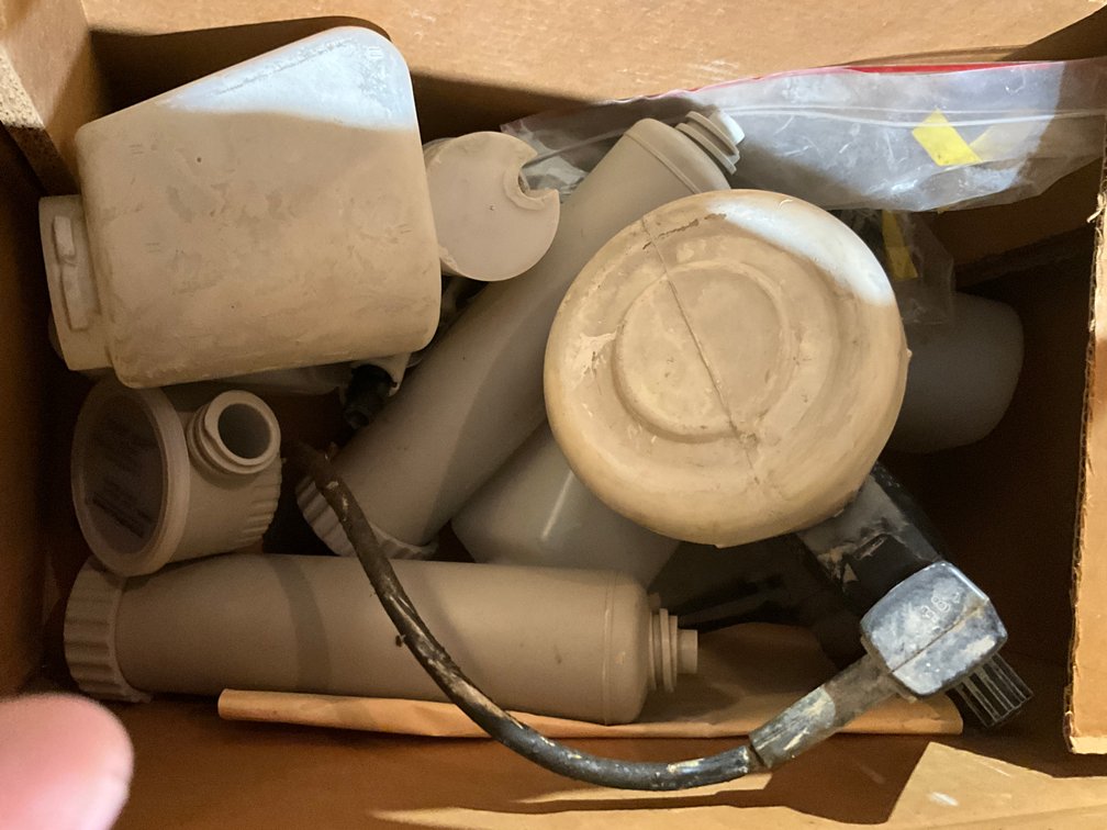 Box Wagner Paint Sprayer, PowerPal 1/2 HP Air Compressor