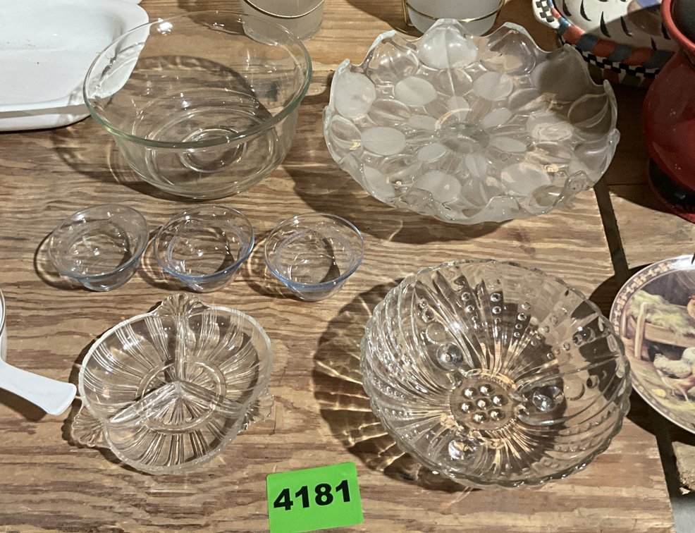 Vintage Czech Crystal Frosted Pedestal Cake Plate, Vintage Ancho-Hocking
