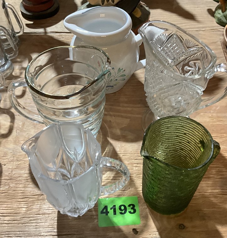 Indiana Glass Early American Pitcher, Clear Crystal Novelette II Pitcher