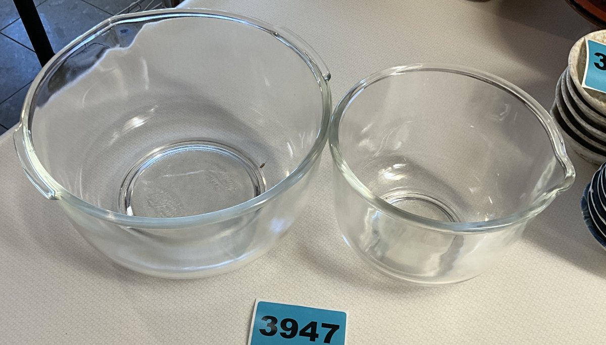 2 Clear Bowls By Fire King