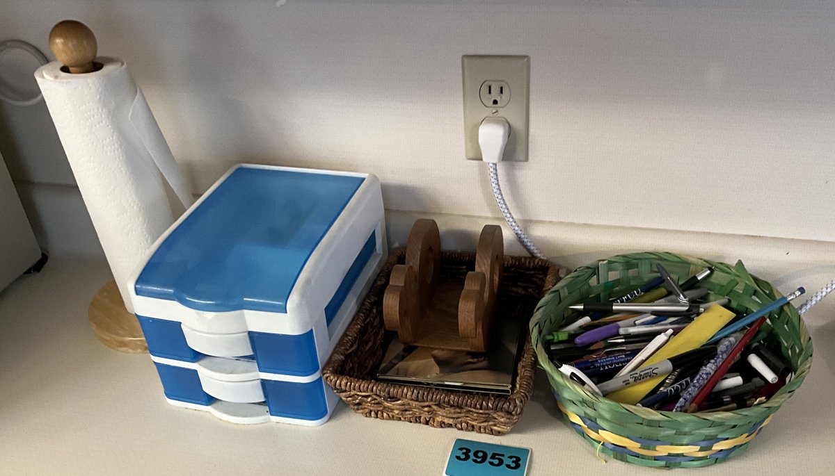 2 Drawer W/ Top Storage, Wood Napkin Holder