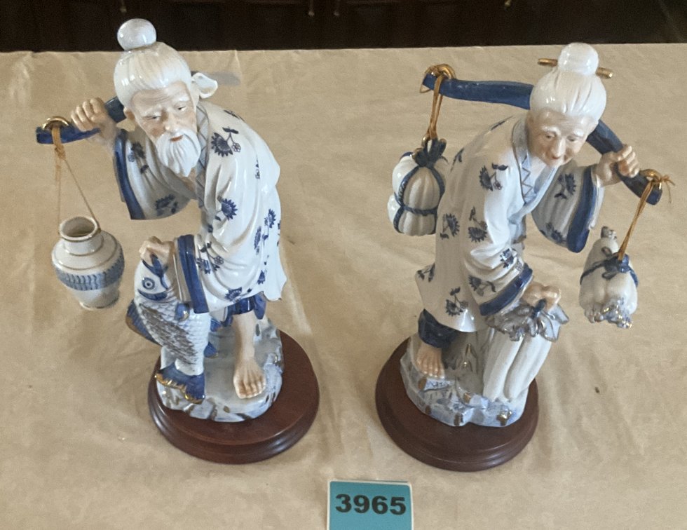 2 Ceramic Statues