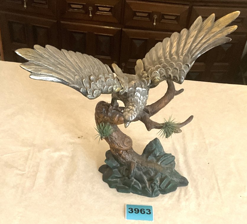 Eagle on Tree Statue