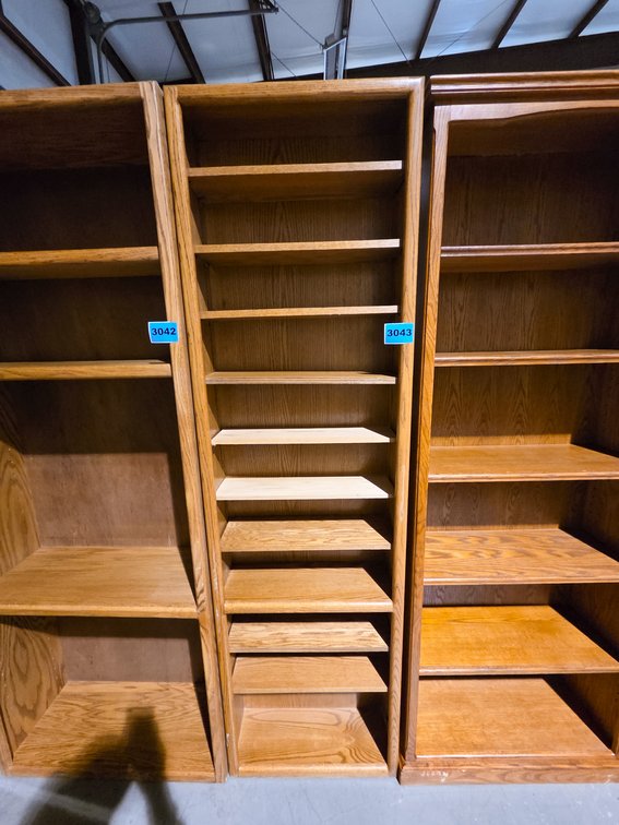Tall Oak Bookshelf