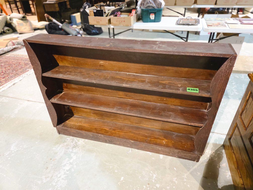 Vintage Wooden Bookcase