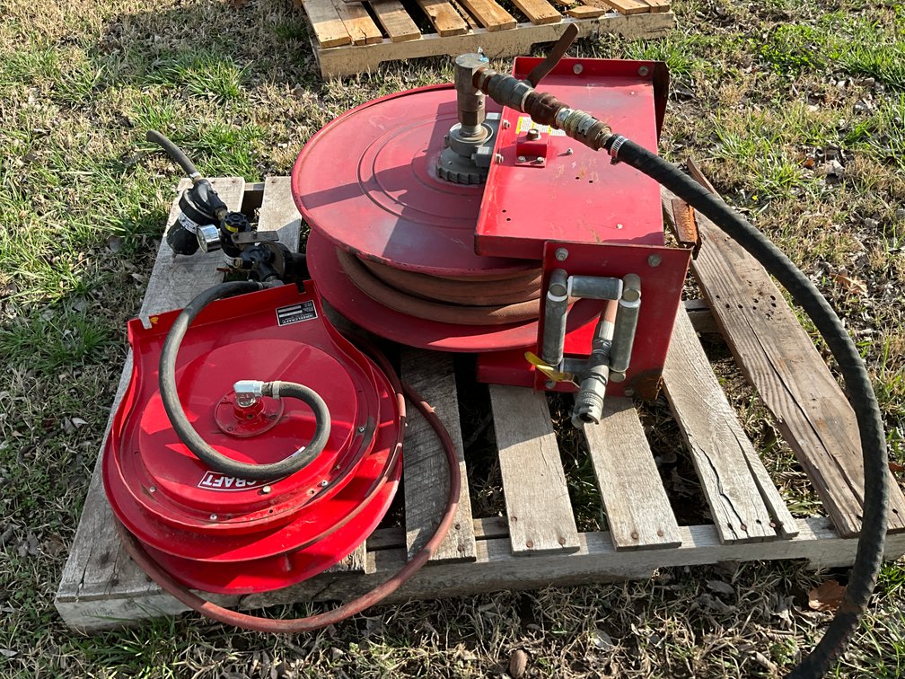 2 Reelcraft Reels 26 IN & 17 IN