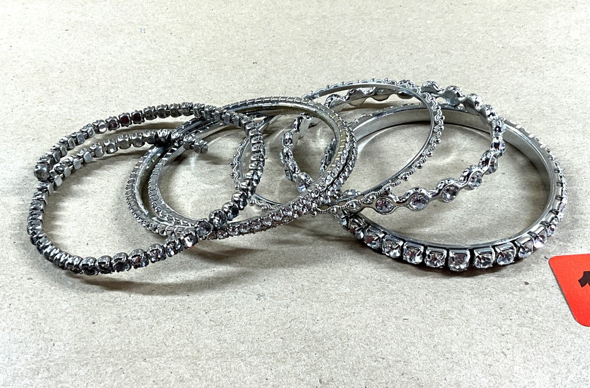 Asst'd Rhinestone Bangle Bracelets