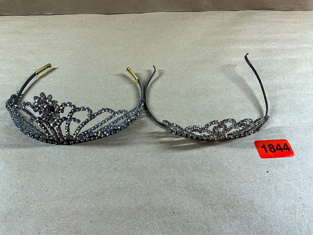 Two Vintage-Style Tiara Headbands