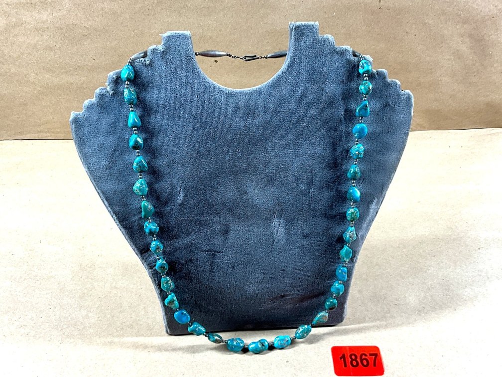 Turquoise Stone Necklace