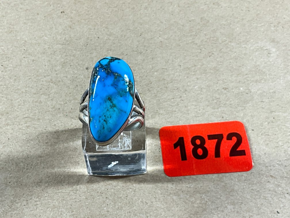 Sterling Silver Kingman Turquoise Ring