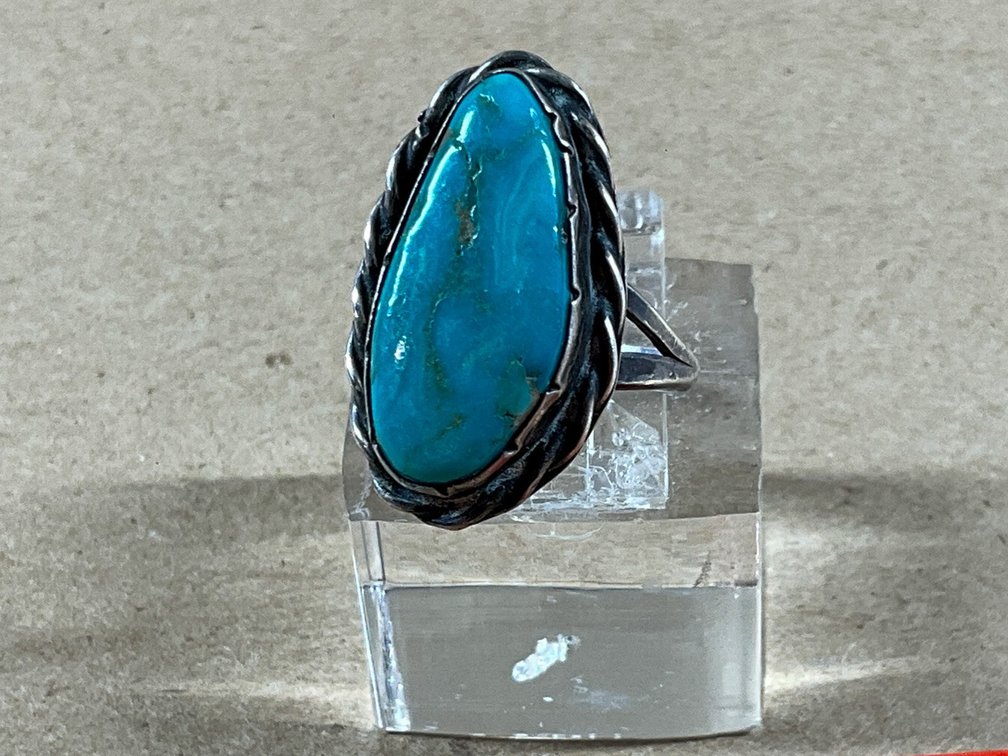 Sterling Silver Kingman Turquoise Ring