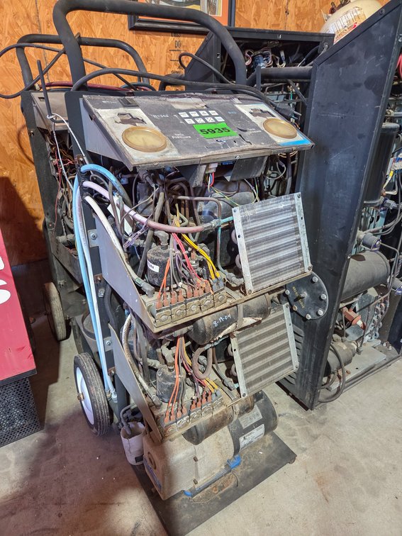 2 Units-1 Mac Tools Refrigerant, Recovery, Recycling & Recharging Station, 1 Robinair Recycler 115 Volt