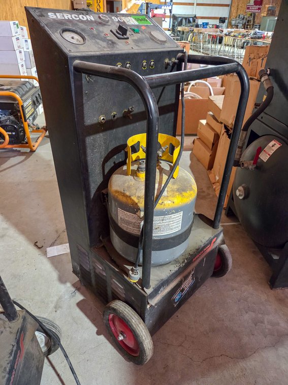 Sercon #9000 Recycle, Recovery and Flush Unit-Powers Up