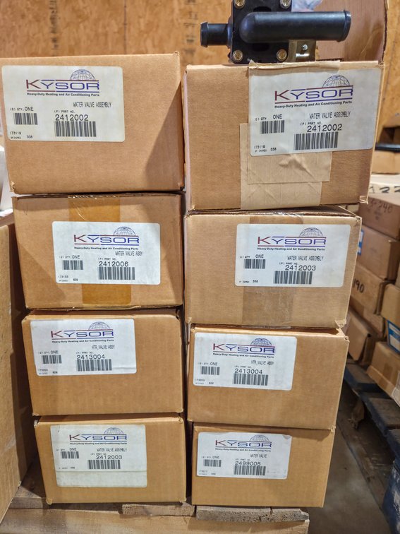 Kysor Water Valve Assemblies (7 Total)