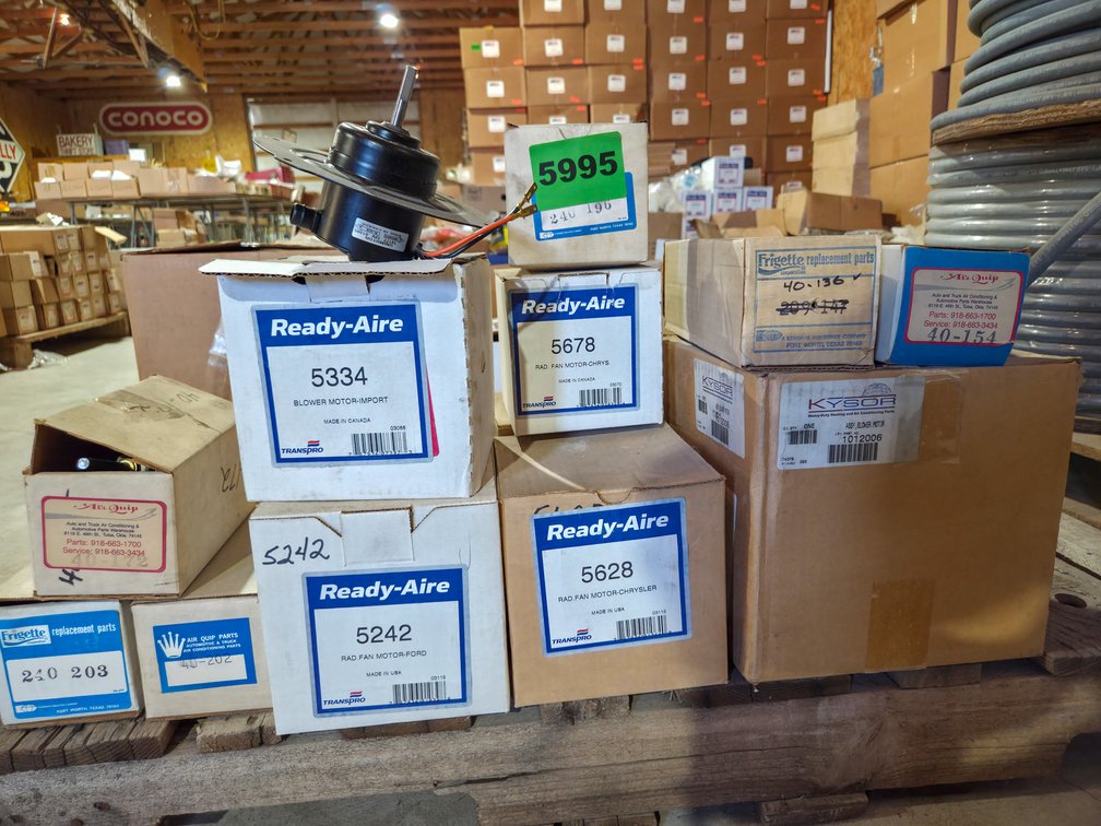 13 Asstd Blower Motors, Rad Fan Motors, Blower Motor Kits, Etc.