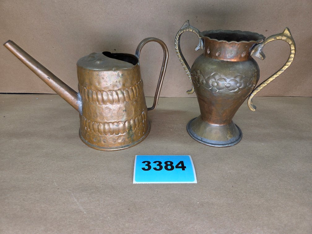 Vintage Cooper Urn/Vase, Handcrafted Watering Can
