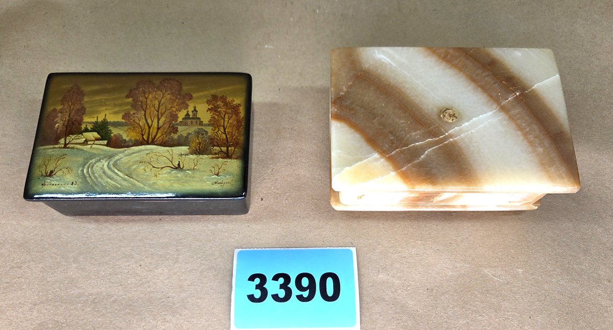Lacquer Box Hand Carved Stone Box
