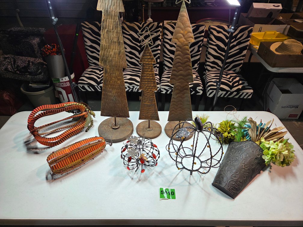 Group of Assorted Decor, Tableware, and Home Accents