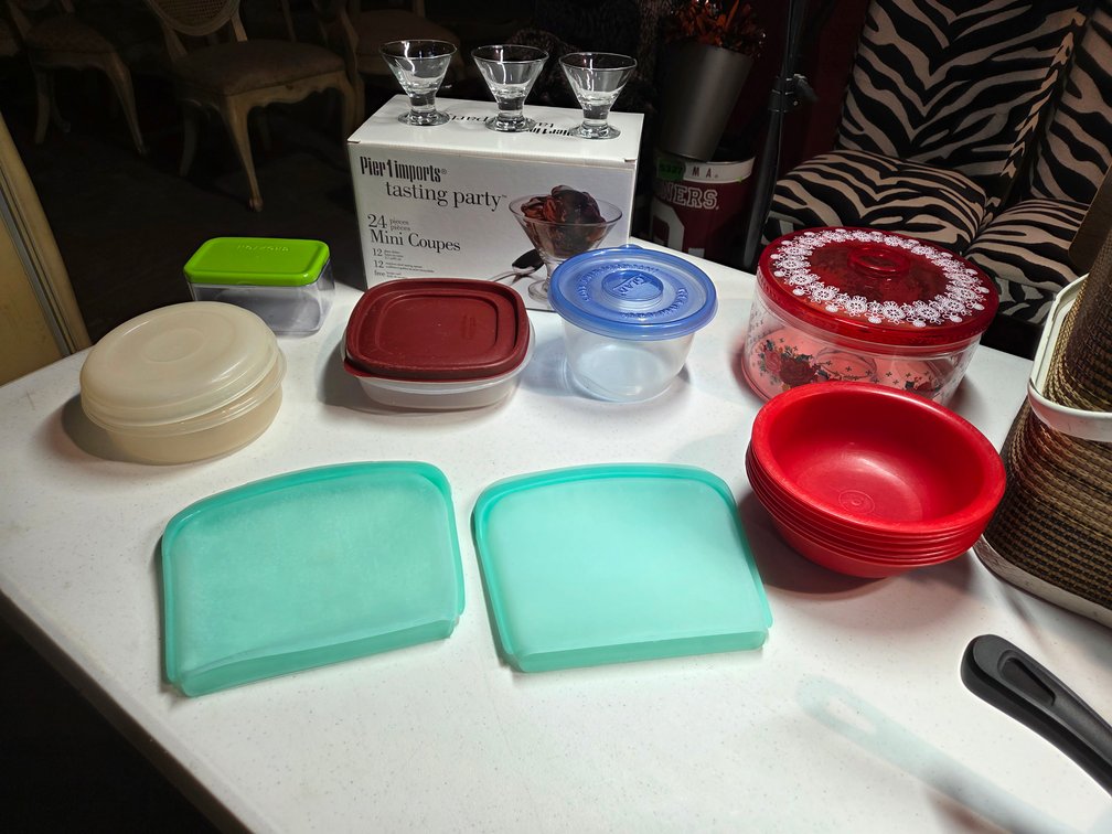 Kitchenware and Ladies Hats