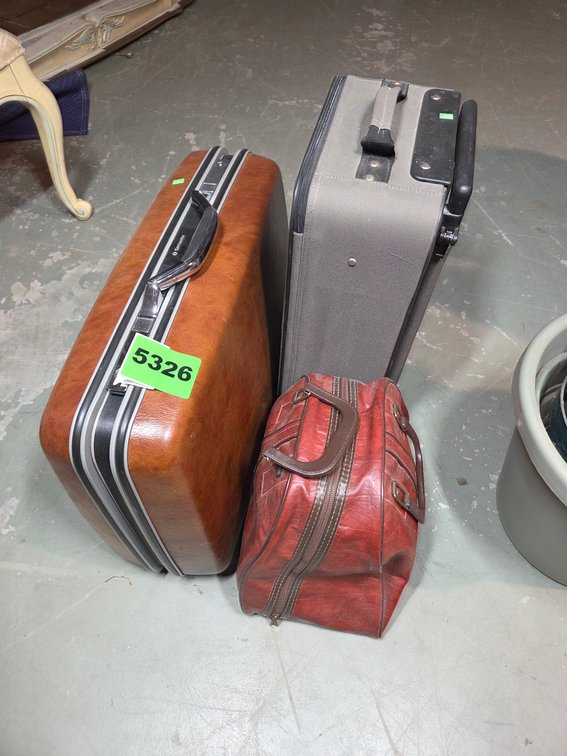 Suitcase & Bowling Ball With Small Finger Holes