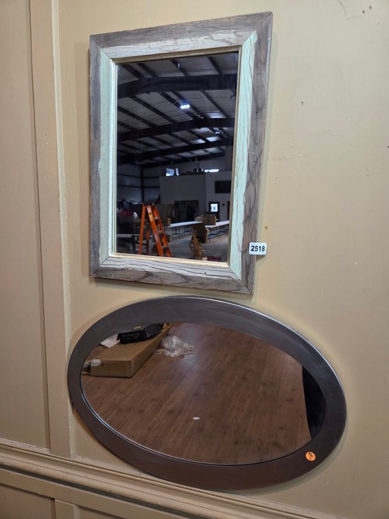 3 Small Wall Mirrors
