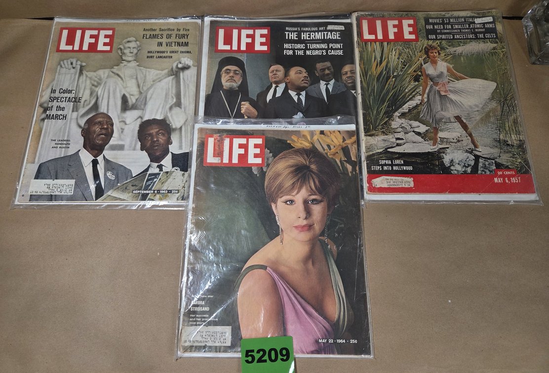 Vintage Life Magazines