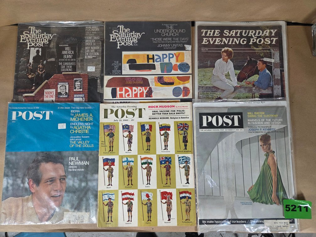 Vintage "The Saturday Evening Post" Magazines