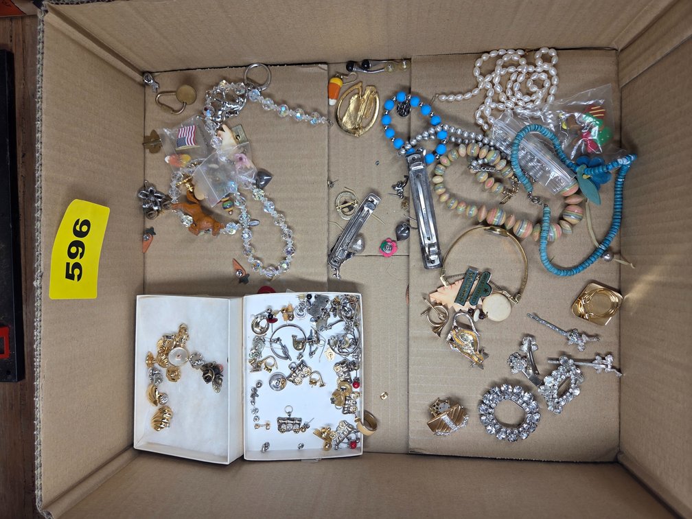 Box Of Costume Jewelry