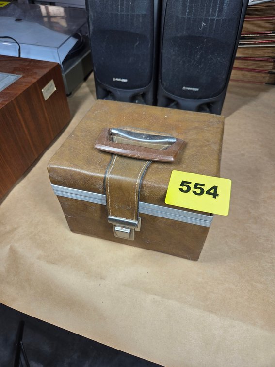 8-Track Case With Tapes