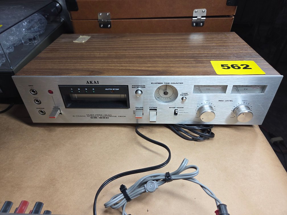 Akai 8 Track Stereo Cartridge Deck M/N CR-83D