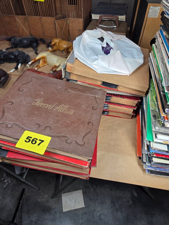 Stack Of Older Records