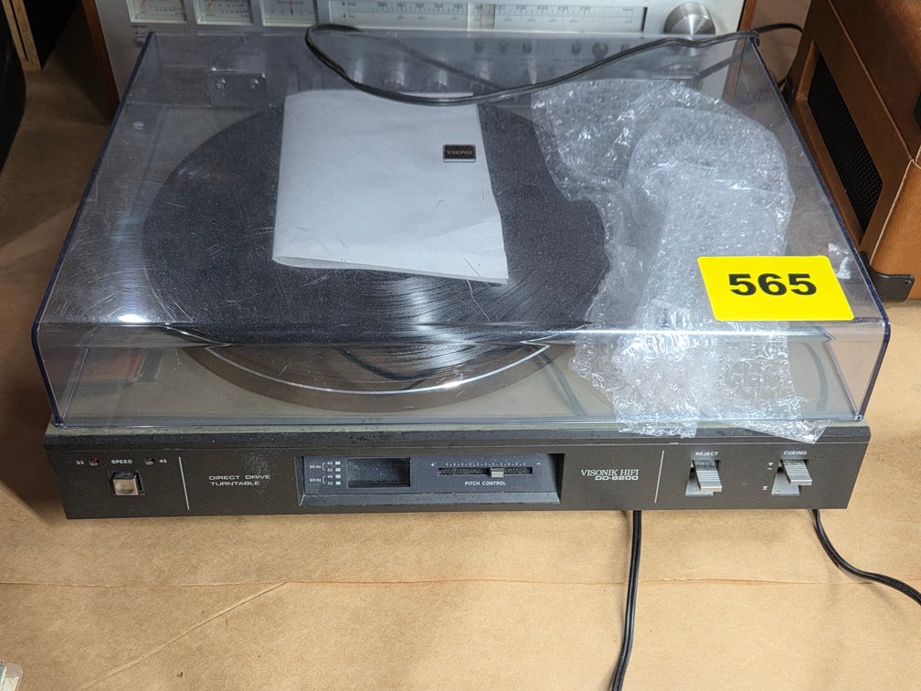 Visonik Hi Fi M/N Dd-8200 Direct Drive Turntable