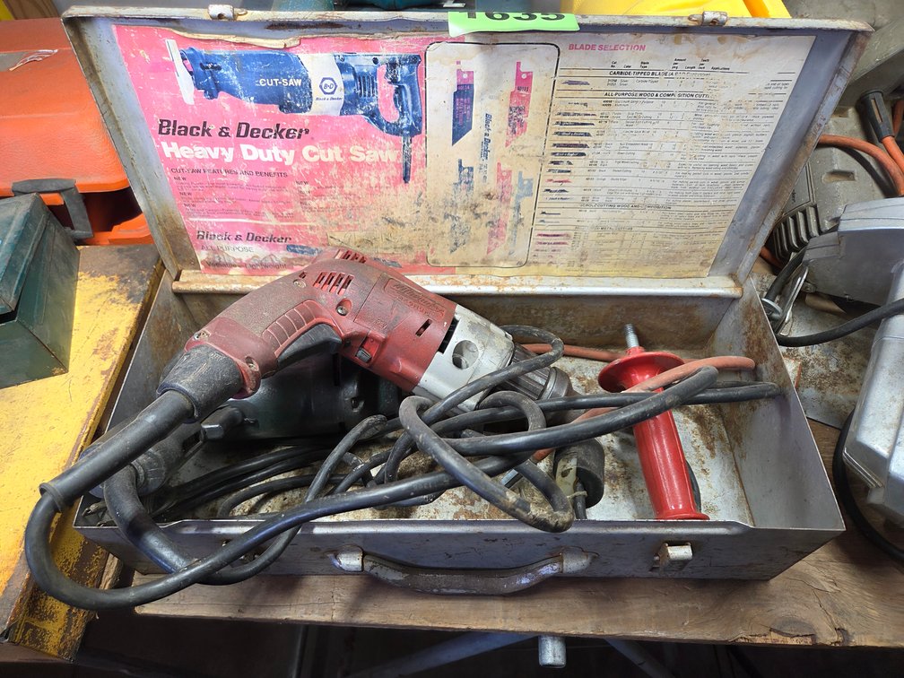 Black & Decker 3/8" Electric Drill, Milwaukee 1/2" Electric Drill