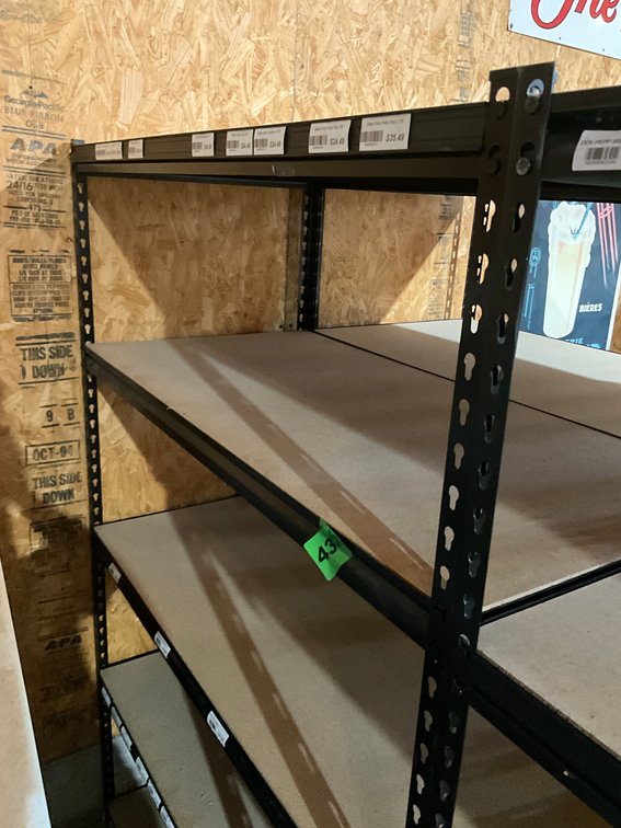 24" X 20" X 65" Metal Rack 5 Shelf