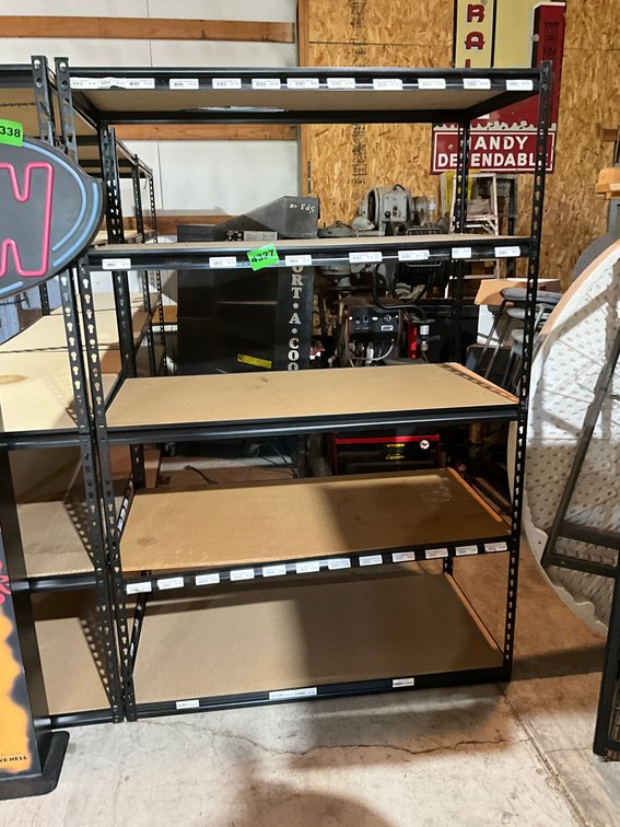 24" X 48" X 6' 5 Shelf Brown Heavy Duty Shelving