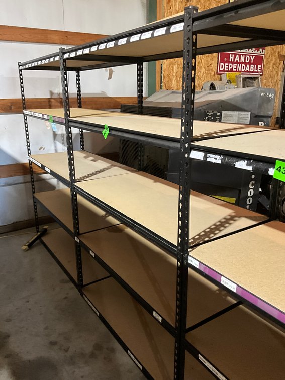 24" X 48" X 6' 5 Shelf Brown Heavy Duty Shelving
