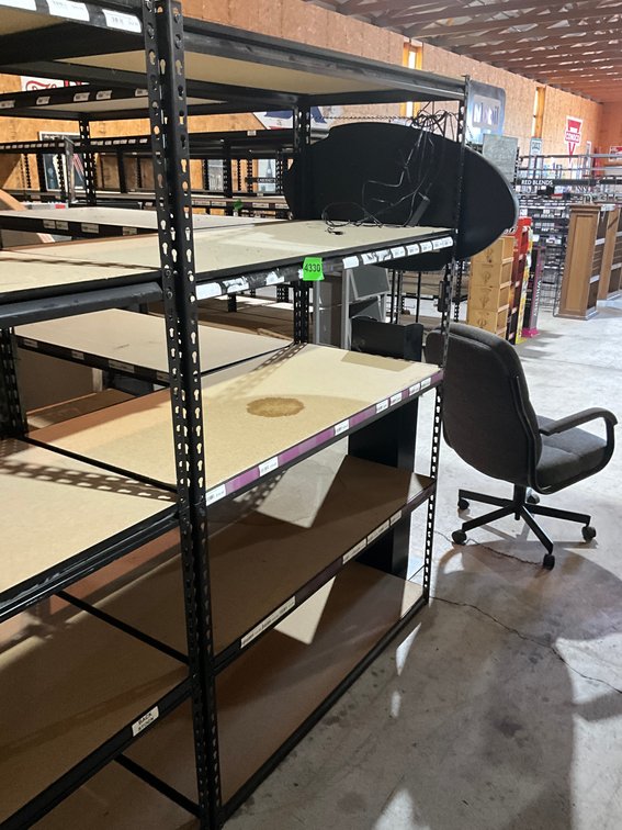 24" X 48" X 6' 5 Shelf Brown Heavy Duty Shelving