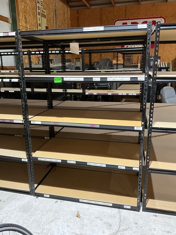24" X 48" X 6' 5 Shelf Brown Heavy Duty Shelving