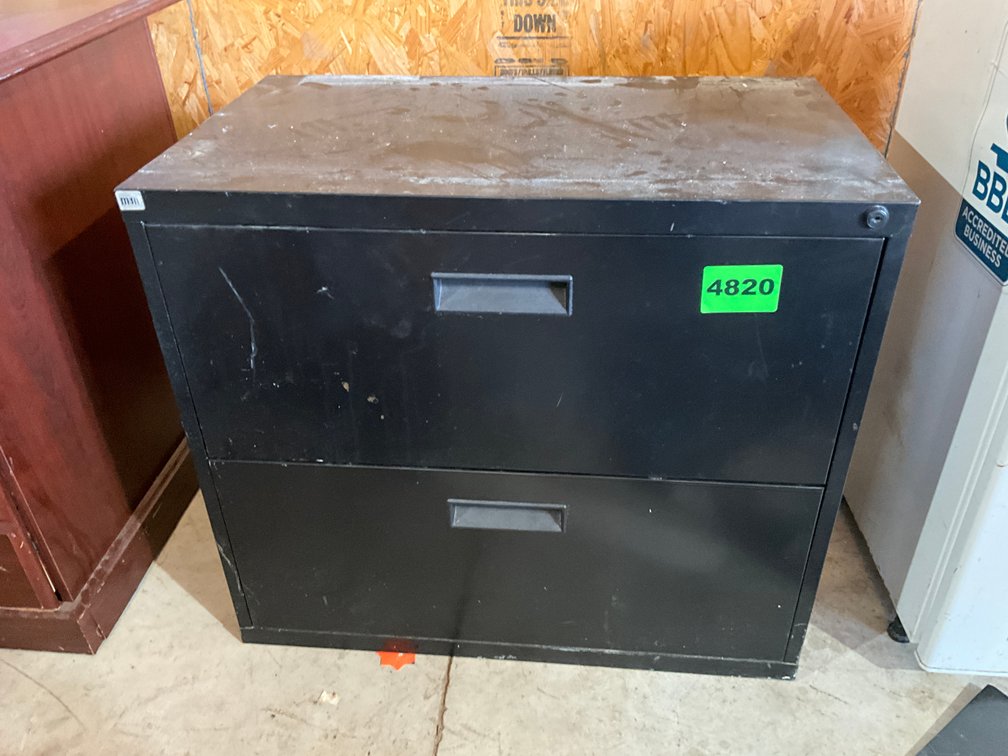 2 Drawer Cabinet W/ Contents