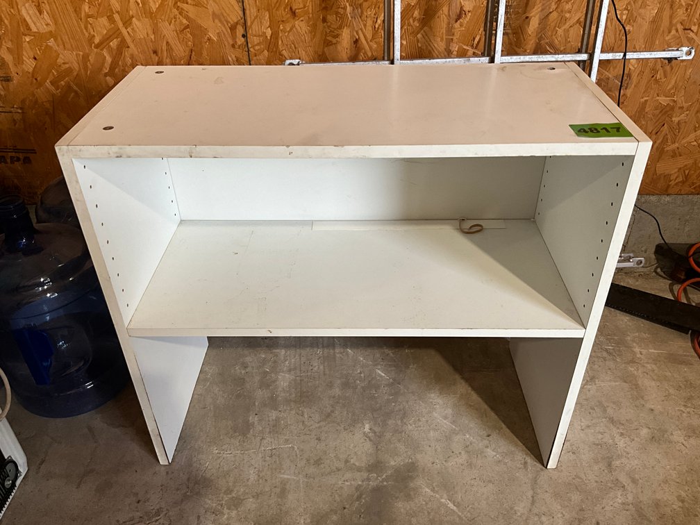 14" X 31 1/2" X 27 1/2" Shelf For Desk Or Counter